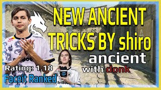 POV sh1ro w/ donk, Magnojez | ancient| Faceit Ranked | New tricks| Aug 03, 2024