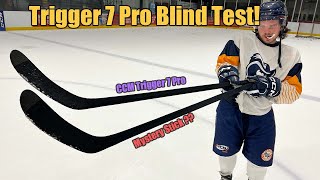 Blind Stick Test CCM Ribcor Trigger 7 Pro vs Trigger 6 Pro* Hockey stick review