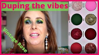 Duping the vibes of the Vintage Rose Palette by Give Me Glow Cosmetics and 5 Looks.