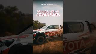 We love the sound of action! Stay tuned to watch the Hilux in action at the ISRL in Bengaluru!