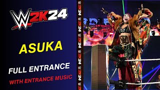 ASUKA WWE 2K24 ENTRANCE - #WWE2K24 ASUKA ENTRANCE THEME | WWE 2K24 all entrances