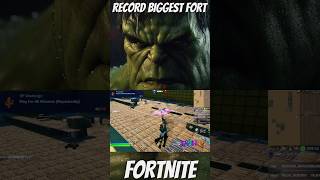 FORTNITE WORLD RECORD FORT #fortnite #fyp #fortnitebattleroyale #fortniteclips #trending #fypシ