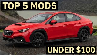 Top 5 WRX Mods Under $100 [2022+ Subaru WRX Edition]