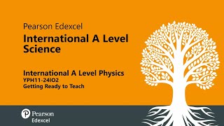 Getting Ready to Teach Pearson Edexcel International Advanced Level Physics (Module 2) - October 24