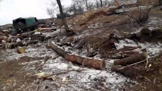 Дебальцево разбитые позиции сил АТО   Debaltseve