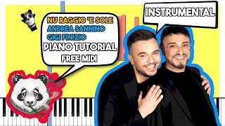 NU RAGGIO 'E SOLE - ANDREA SANNINO, GIGI FINIZIO - Piano Tutorial