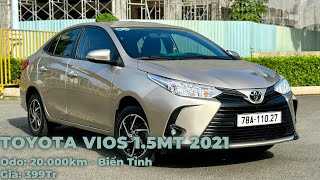 Toyota Vios 1.5MT 2021 Siêu Hiếm | Xe Gia Đình Một Chủ Sử Dụng | Giá Chỉ Hơn 300