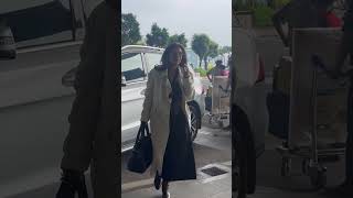 #DimpleKapadia looking classy in her white coat at Mumbai Airport 🤍✨🥰