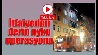 Rize'nin Çayeli ilçesinde uyuya kalan çocukları kapıyı açmayınca, Çayeli Belediyesi iftaiye ekipleri