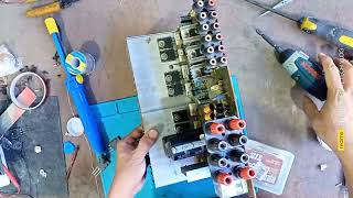 How to repair Sakura 735 Amplifier | No sound left channel