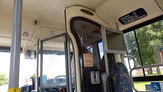 *Front Seat Views* Go North East Optare Solo SR YJ62 FME 719 2019 Livery on the 30 to Stanley.