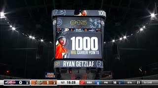 Ryan Getzlaf 1000 Career Points, Ducks 1000th franchise win, Troy Terry 15 game point streak!