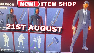 NEW FORTNITE ITEM SHOP TODAY! JOHN WICK BUNDLE [August 21st, 2024]