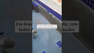 atualização da piscina no meu quintal #piscina #piscinaemcasa #piscinadealvenaria