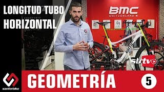 ¿Qué es la longitud del tubo horizontal?