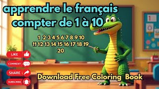 apprendre le français en comptant de 1 à 10 || learn French counting 1 to 10 || learn French