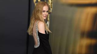 Nicole Kidman's Black Bedazzled Cut Out Gown Bared Her Entire Back