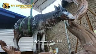 Fiberglass animal statue