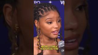 Little Mermaids, Halle Bailey, Speaks on Role. #HalleBailey #motivational #news #littlemermaid #like