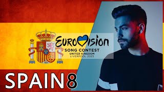 EUROVISION 2023 | Spain My Top 8 (out of all 18)