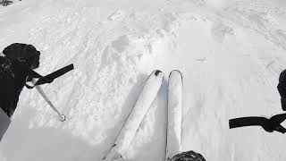 POWDER SKIING AT ALPENTAL, 6 feet jump, APRIL 10,2021