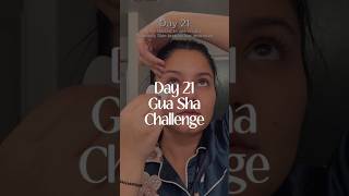 Day 21 of 30 days of Gua Sha challenge for face ✨ #guasha #guashamassage #glassskinchallenge