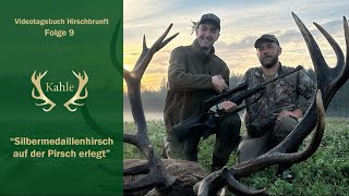 Silbermedaillenhirsch auf der Pirsch erlegt - Masuren / Polen