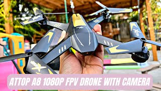 ATTOP A8 Larger 1080P FPV Drone with Camera Review & Instructions Manual | Drone with Remote