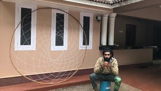 Biggest dreamcatcher out here in Southside | 8feet ഡ്രീംകാച്ചർ #malayalam malayalam #art #diy #love