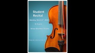 Student Recital