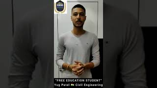 Free Education Student | Yug Patel| Sigma Institute of Engineering | Civil Engineering