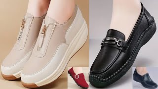 2025 VERY COMFORTABLE TOP TRENDY SHOES DESIGNS FOR WOMEN LATEST DAILY WEAR SOFT SHOES COLLECTION