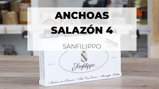 Sobre... Las Anchoas de Sanfilippo en Salazón, 4 piezas grandes | AnchoasDeluxe