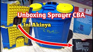 Unboxing Sprayer elektrik CBA (SEMPROTAN LISTRIK)