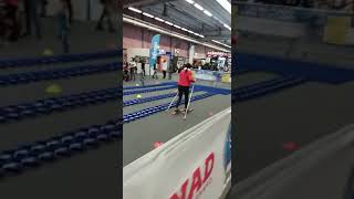 Prove di Skiroll su Pista Sintetica in Fiera Skipass a Modena