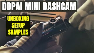 DDPAI MINI CAR DASH CAMERA | Unboxing, Setup & Sample Footage #ddpai #dashcams