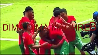 مبارة المغرب و إسبانيا⚽️إبداع المغربي يبهر العالم.إختارها الجمهور أحسن أغنية محفزة في الأولمبياد❤️💚