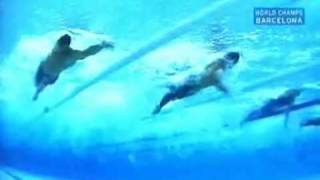 Barcelona 2003 - 50m free - Popov - Foster - Hoogenband