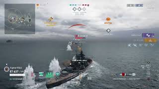 world of warships legends: Bismark 1v1