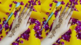 simple and easy arabic mehndi designs for eid 2024 || eid special simple mehndi design 2024