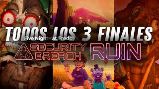 Final Secreto Canon y Bueno + Final Verdadero - FNAF: Security Breach Ruin DLC Español - HD 2023