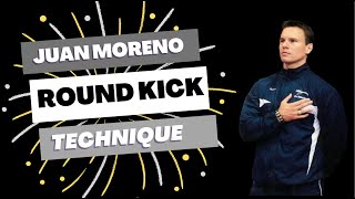 Taekwondo Olympian Juan Moreno Teaching Round Kick