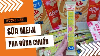 ⭐️ Cách Pha Sữa Meiji Thanh Đúng Chuẩn #shorts