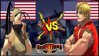 Street Fighter III 3rd Strike TenRUN vs Virsaga