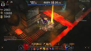 Day 916: (Worlds First) Diablo 3 100% Solo Non Seasonal Speedrun w/RoS & Necro (ENVTuber)