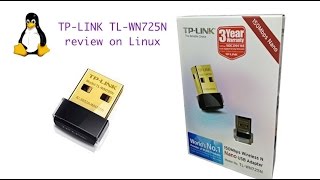 Review TP-LINK TL-WN725N v2 on Linux