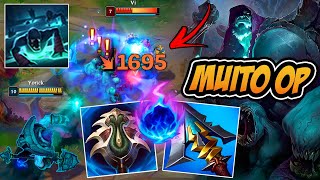 SUPER YORICK TOP BUILD DE LETALIDADE COM COMETA É MUITO OP !! - LEAGUE OF LEGENDS