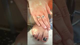 Manicure classica e semipermanente piedi #manicure #pedicure #nails #nailfor #passioneunghie