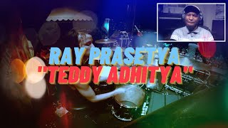 Drummer Reacts - Ray Prasetya with Teddy Adhitya - Crazy #rayprasetya