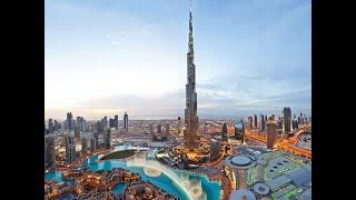 Burj Khalifa, 360 degree video of the most spectacular areas of the world ( Emirates )